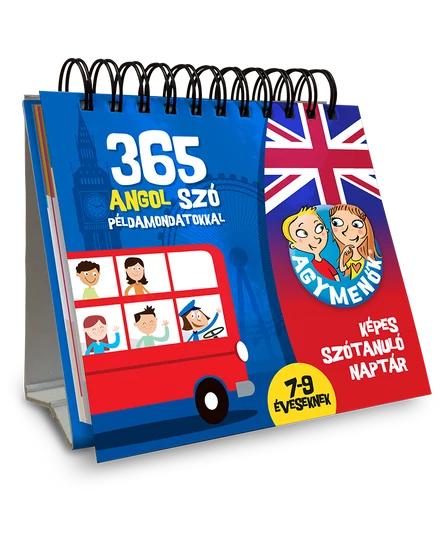 Cartographia Agymenők 365 angol szó példamondatokkal (7-9 éveseknek) 9789633043851