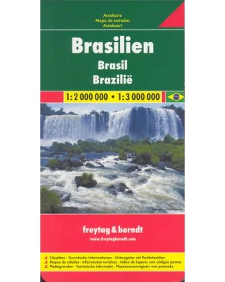 Cartographia Brazília térkép (Freytag) 9783707911268