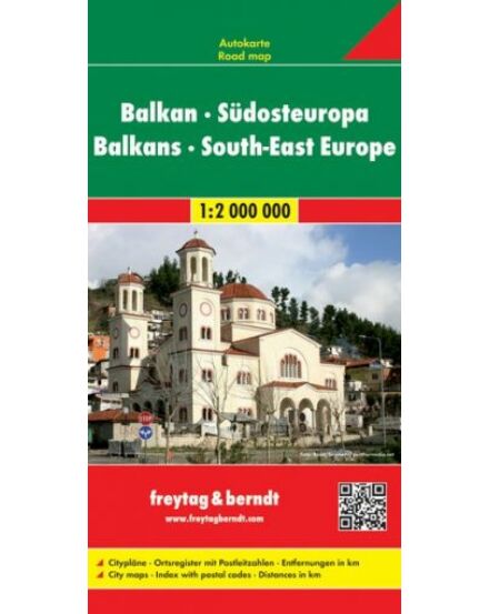 Cartographia Balkán-Délkelet-Európa térkép (Freytag) 9783707907520