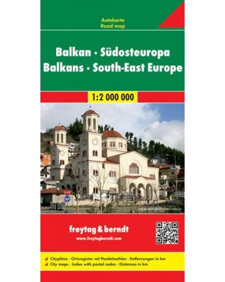 Cartographia Balkán-Délkelet-Európa térkép (Freytag) 9783707907520