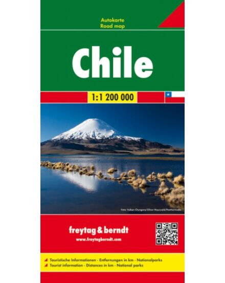 Cartographia Chile térkép (Freytag) 9783707914122