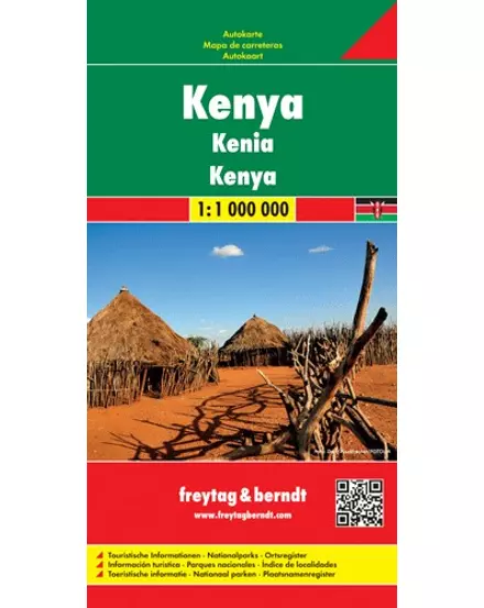 Cartographia Kenya térkép (Freytag) 9783707914108
