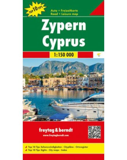 Cartographia Ciprus térkép (Freytag) 9783707914115