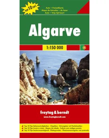 Cartographia Algarve térkép (Freytag) 9783707900286