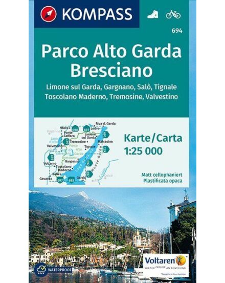 Cartographia  - K 694 Parco Alto Garda Bresciano turistatérkép