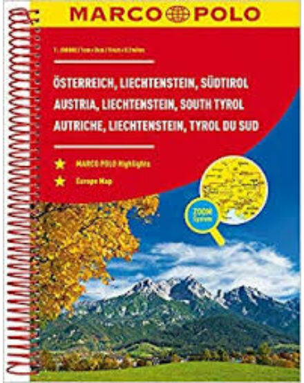 Cartographia  - Ausztria, Lichtenstein, Dél-Tirol atlasz