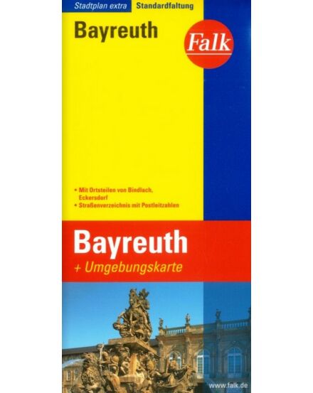 Cartographia  - Bayreuth és környéke extra várostérkép