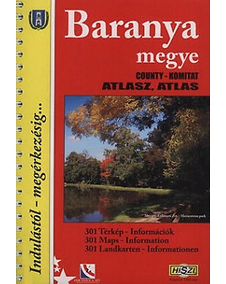 Cartographia Baranya megye atlasz (Outlet) 9789638789594