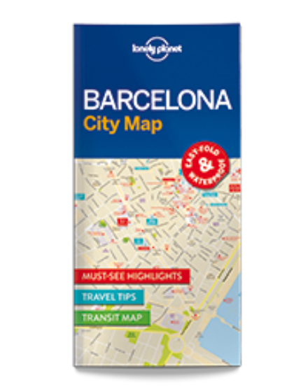 Cartographia  - Barcelona laminált térkép Lonely Planet