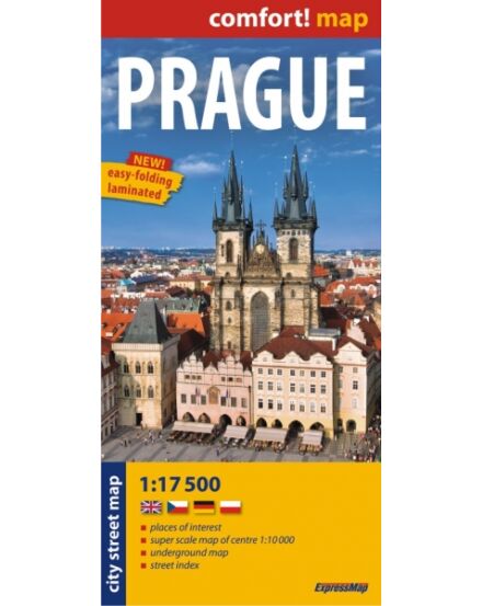 Cartographia Prága várostérkép (laminált) 9788380464063
