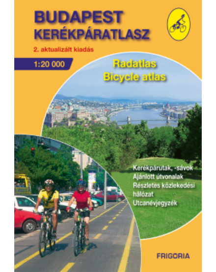 Cartographia Budapest kerékpáratlasz 9789639586277