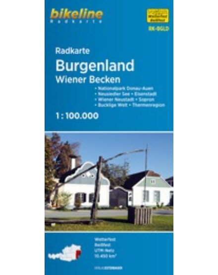 Cartographia Burgenland kerékpáros térkép 9783850008938