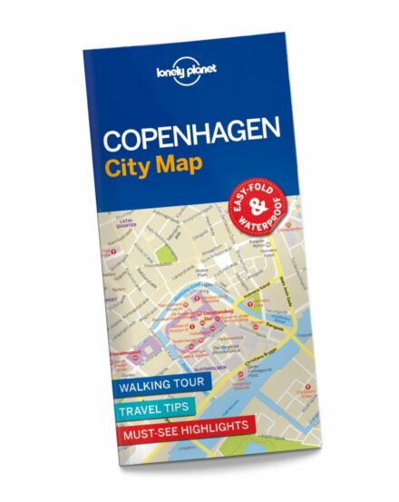 Cartographia  - Koppenhága laminált térkép Lonely Planet