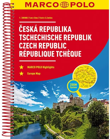 Cartographia Csehország atlasz 9783829736909