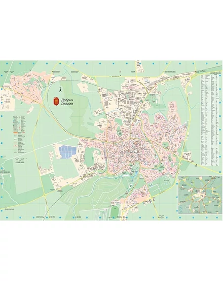 Dobrics (Dobrich) várostérkép