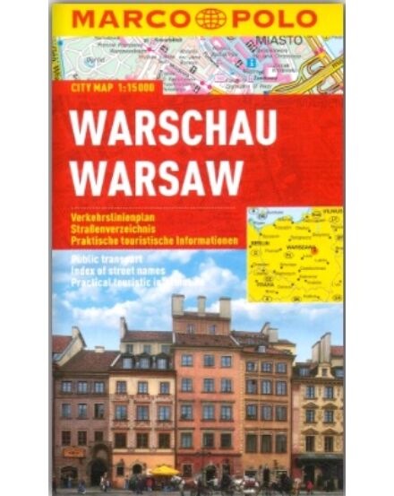 Cartographia Varsó várostérkép 9783829730884