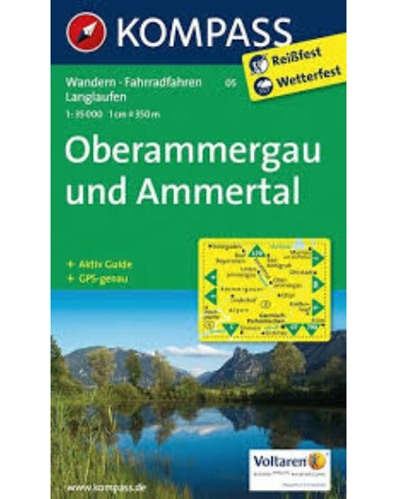 Cartographia  - K 05 Oberammergau turistatérkép