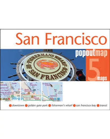 Cartographia San Francisco PopOut várostérkép 9781910218266