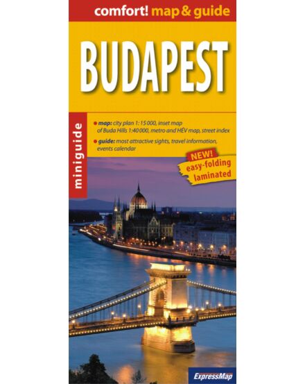 Cartographia Budapest térkép (map&guide) 9788375461336