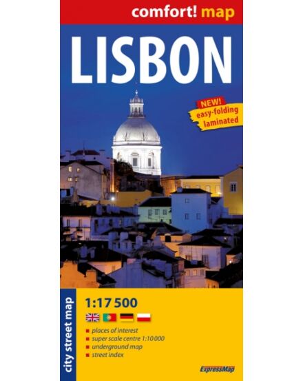 Cartographia Lisszabon térkép (laminált) 9788375462203