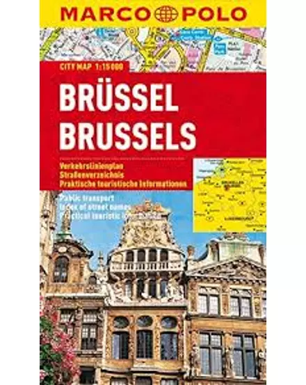 Cartographia Brüsszel várostérkép 9783829730488