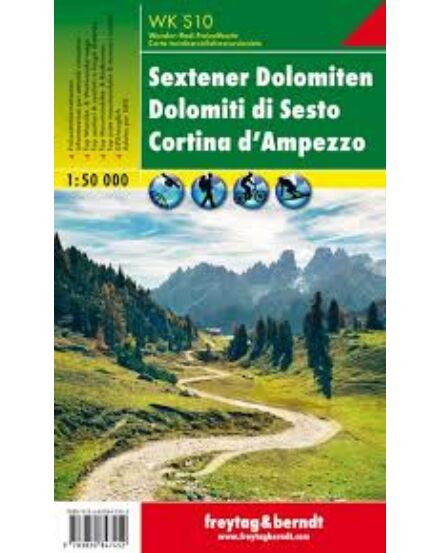 Cartographia  - WKS10 Sextener Dolomiten turistatérkép