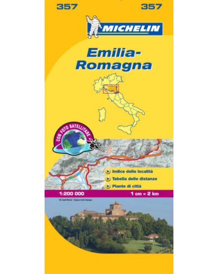 Cartographia Olaszország résztérkép: Emilia Romagna (357) 9782067126664