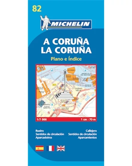 Cartographia La Coruna várostérkép (82) 9782067127944