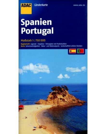 Cartographia Spanyolország, Portugália térkép - ADAC 9783826419669