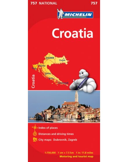 Cartographia Horvátország térkép (757) 9782067173118