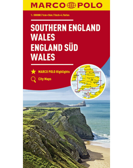 Cartographia Anglia déli rész, Wales térkép 9783829737920