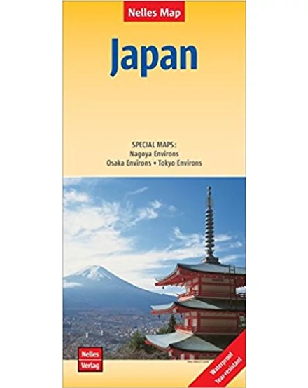 Cartographia Japán térkép 9783865744920