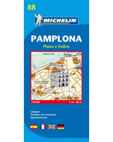 Cartographia Pamplona várostérkép (88) 9782067128002
