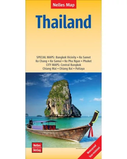 Cartographia Thaiföld térkép Nelles 9783865741301