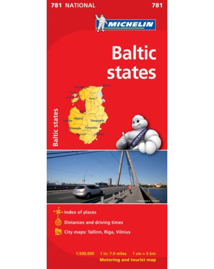 Cartographia Balti államok térkép (781) 9782067173828