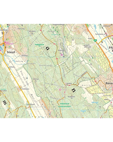 Sokoró, Cuha-völgye turistatérkép