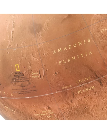Cartographia  - MARS Gömb 30cm - körtalpas, világító