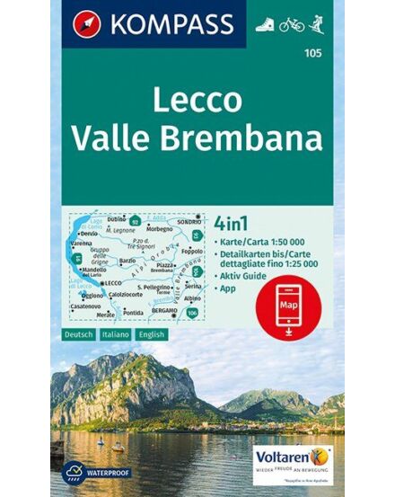 Cartographia  - Lecco /Valle Brembana turistatérkép