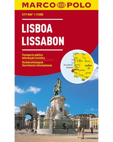Cartographia Lisszabon várostérkép 9783829730600