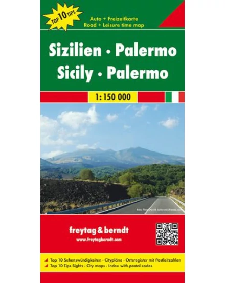 Cartographia Szicília, Palermo térkép (Freytag) 9783707909623