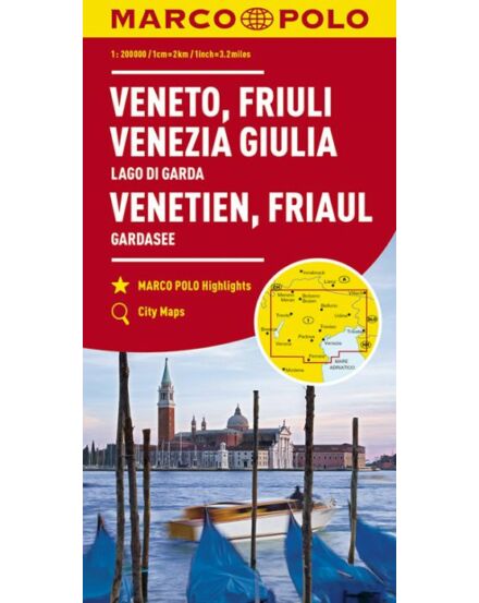Cartographia Veneto, Friuli, Garda-tó térkép 9783829739764