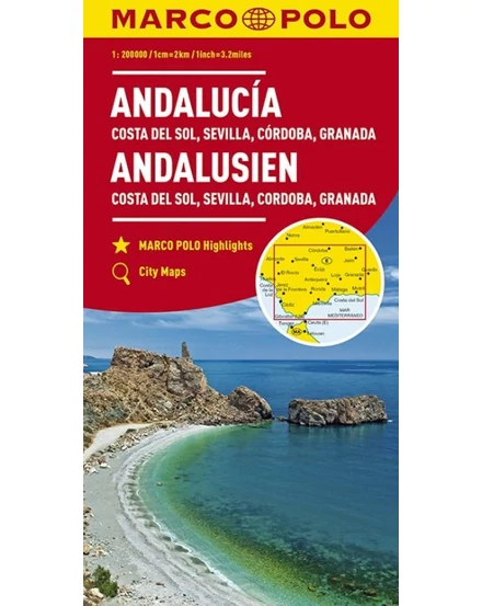 Cartographia Andalúzia, Costa del Sol térkép 9783829739924