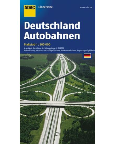 Cartographia Németország autópálya térkép - ADAC 9783826420337