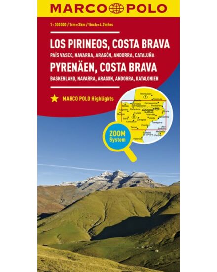 Cartographia Pireneusok, Costa Brava térkép 9783829737982
