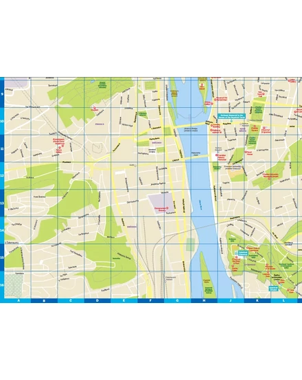 Prága térkép - Lonely Planet