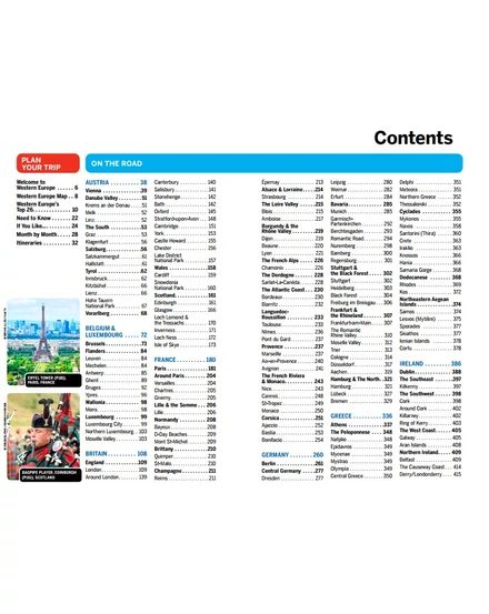 Cartographia Nyugat-Európa útikönyv Lonely Planet (angol) 9781788683937