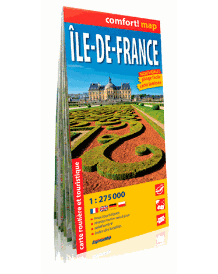 Cartographia Ile-de-France Comfort térkép 9788375467154
