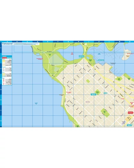 Vancouver térkép - Lonely Planet