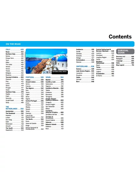 Cartographia Nyugat-Európa útikönyv Lonely Planet (angol) 9781788683937