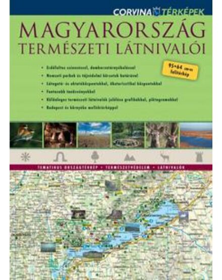 Cartographia Magyarország természeti látnivalói térkép 9789631363883